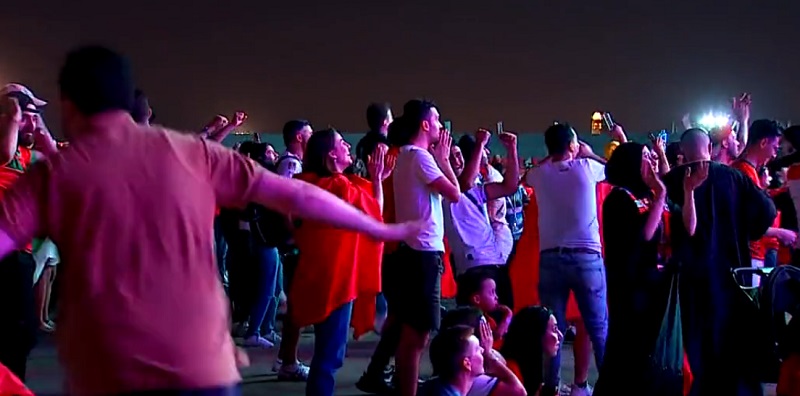 Maroc ; l’euphorie à Casablanca après la victoire face à la Belgique