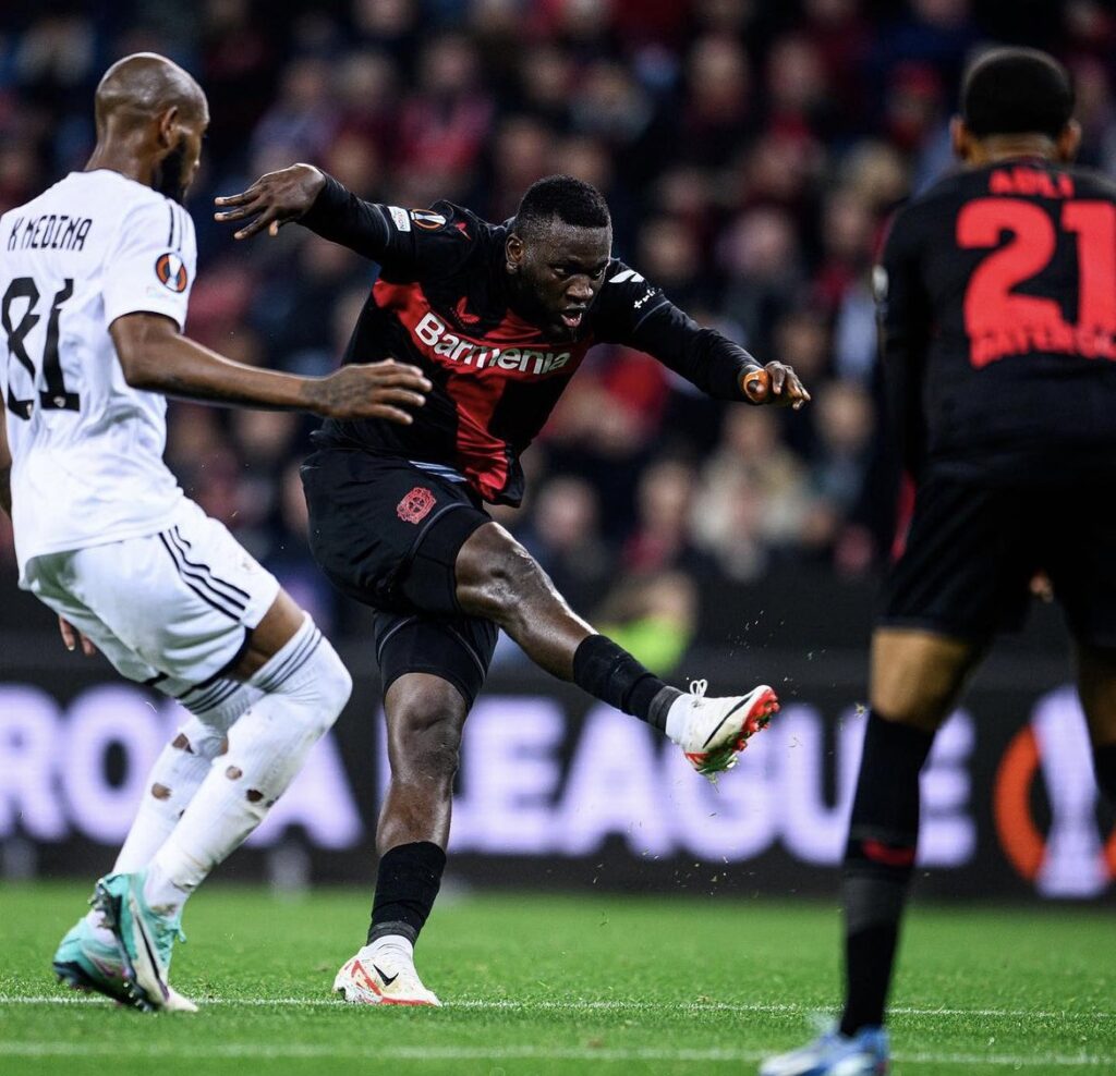 UEFA Europa League : Victor Boniface nominé pour le « but de la semaine »