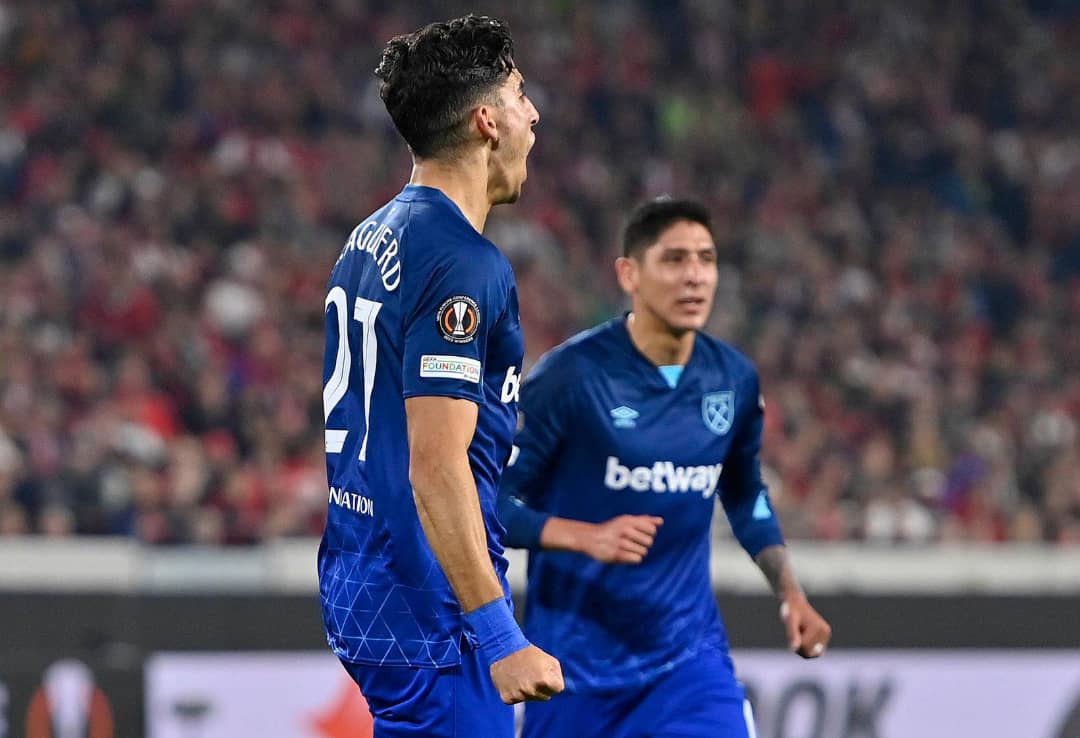 Nayef Aguerd marque et porte West Ham United contre Fribourg