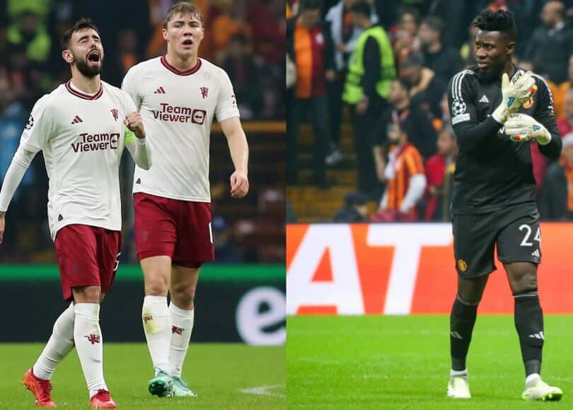 Manchester United : Bruno Fernandes s&rsquo;en prend à Onana après ses erreurs contre Galatasaray
