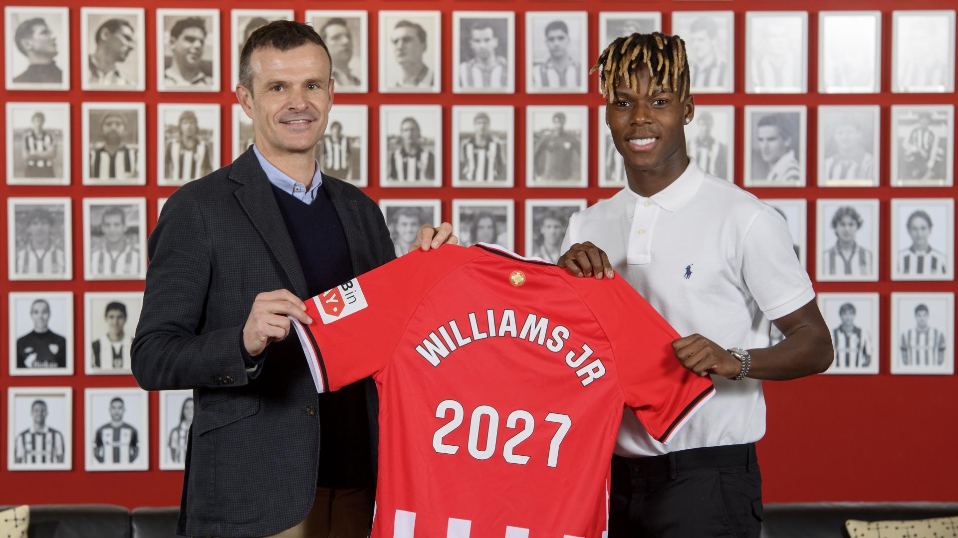 Nico Williams prolonge avec l&rsquo;Athletic Bilbao