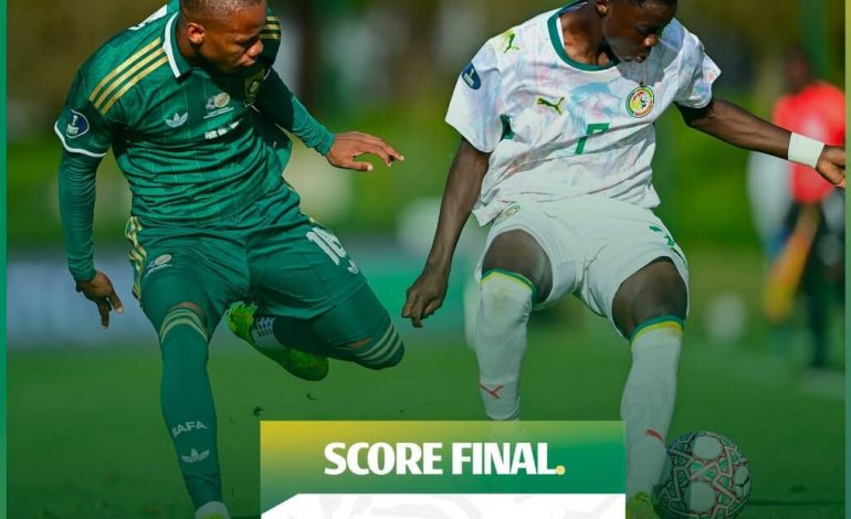 CAN U17 : Le Sénégal chute d’entrée face à l’Afrique du Sud